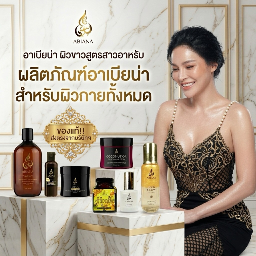 🔥ส่งฟรี🔥ตะกร้ารวมผลิตภัณฑ์ผิวกายอาเบียน่าทั้งหมด