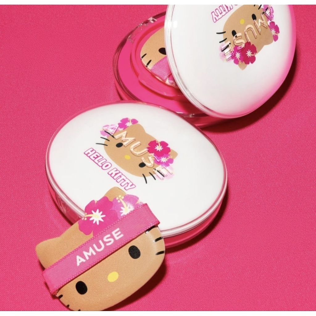 พร้อมส่ง✅️AMUSE x Hello Kitty Ceramic Skin Perfector Cushion