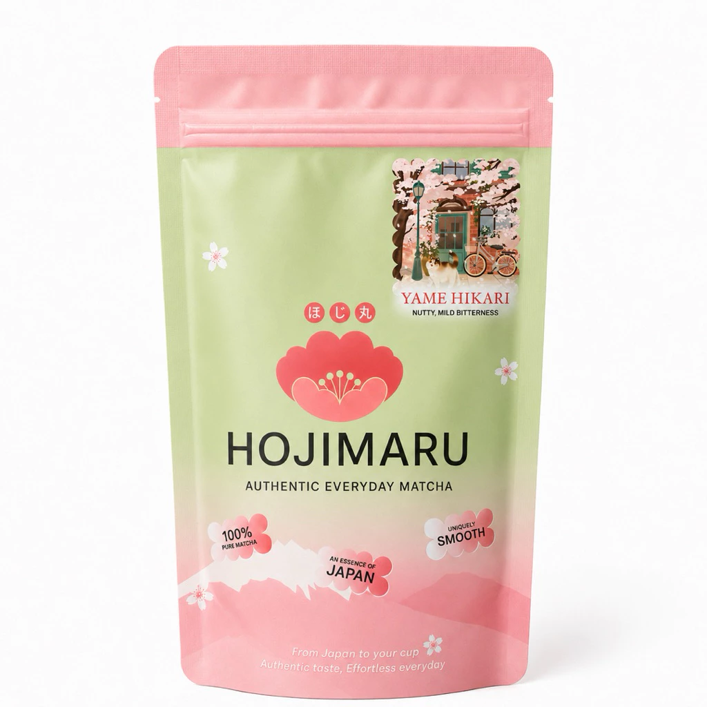 (HOJIMARU) ผงมัทฉะ Yame Hikari มัทฉะเกรดพิธีการโทนถั่ว จากเมืองยาเมะ
