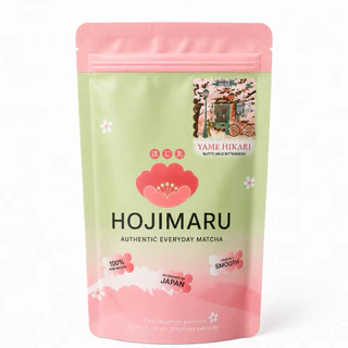 (HOJIMARU) ผงมัทฉะ Yame Hikari มัทฉะเกรดพิธีการโทนถั่ว จากเมืองยาเมะ