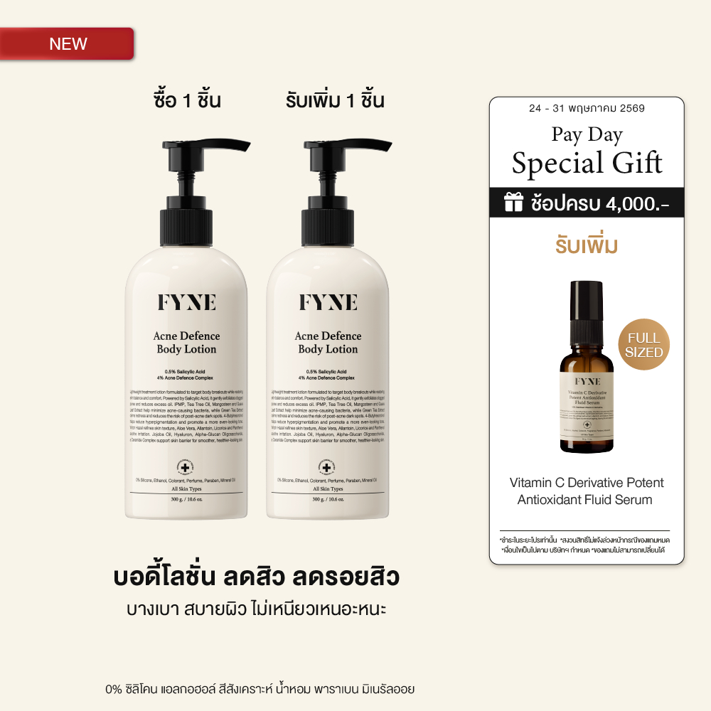 R03 l FYNE Acne Defence Body Lotion