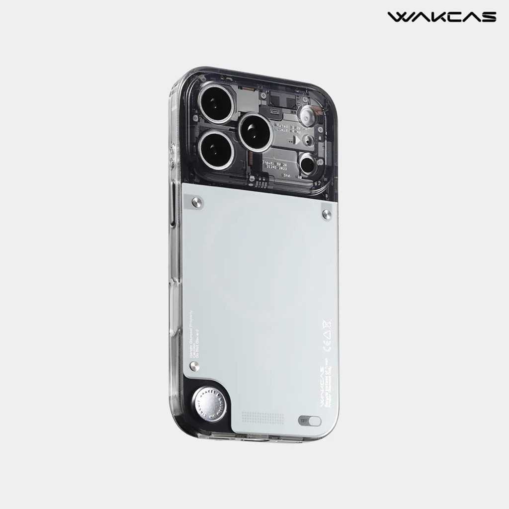 (ร้านไทย)Wakcas รุ่น See-Through Series เคสมือถือ iPhone 17 Pro Max/17Pro/17, 16 ProMax/16Pro/16