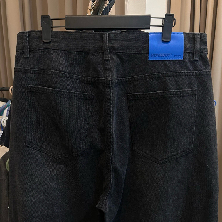 Homeboy Baggy Jean (Black 34 inch)
