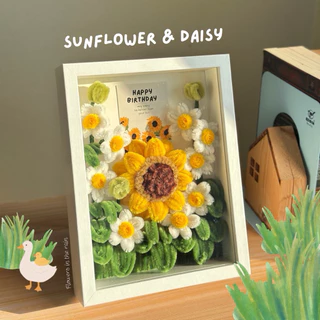 Flowers box gift กรอบรูปของขวัญ กรอบดอกไม้กำมะหยี่พร้อมภาพ/การ์ดอวยพร ขนาด 6x8 นิ้ว (งานด่วนติดต่อร้านที่ข้อความ)