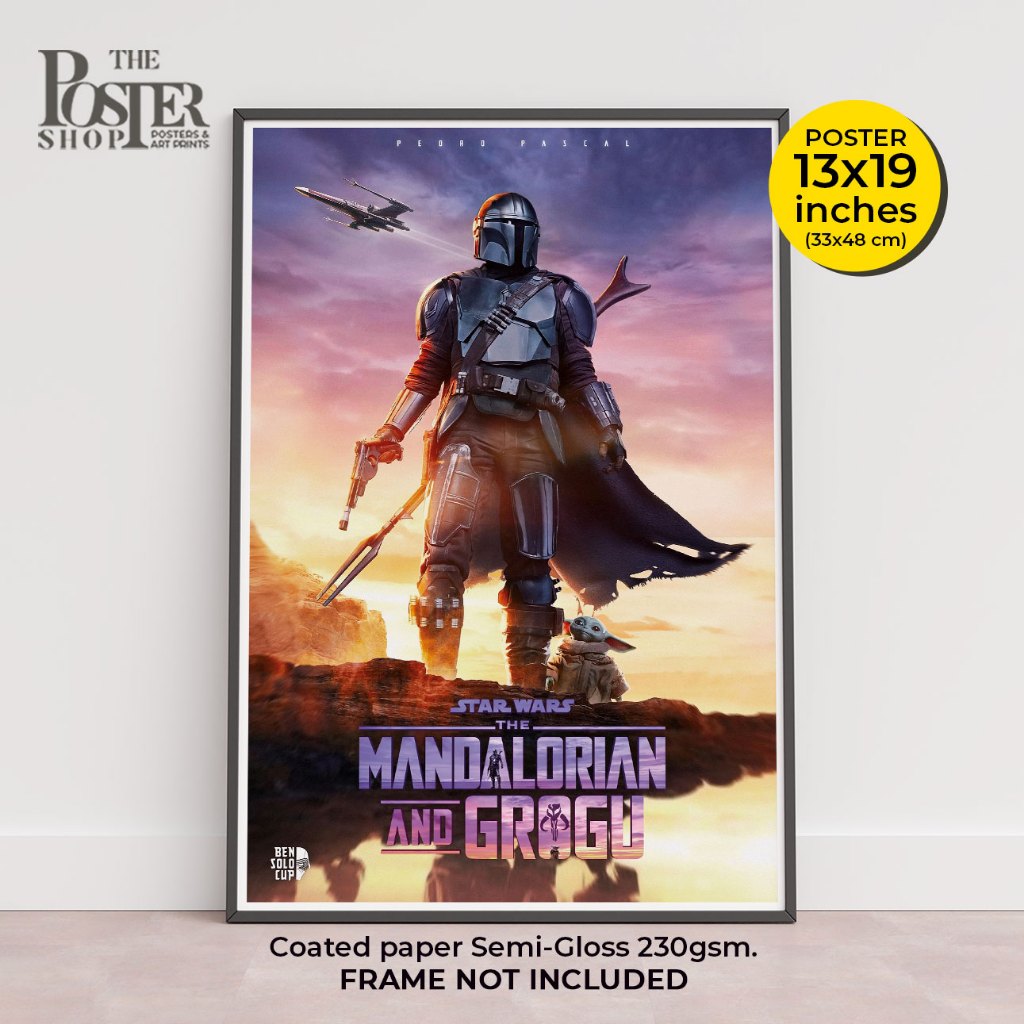 Star Wars The Mandalorian and Grogu Poster โปสเตอร์แมนดาลอเรี่ยนและโกรกู