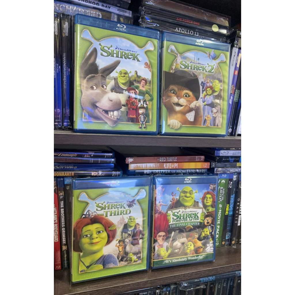 - Shrek - Collection : Blu-ray แท้ ครบ 4 ภาค มีเสียงไทย มีบรรยายไทย