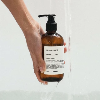 UMARI Murasaki Body Wash 250 ml. อูมาริ มุราซากิ บอดี้ วอช เจลอาบน้ำมุราซากิ เหมาะสำหรับผิวแพ้ง่าย เจนเทียน โสมดำ