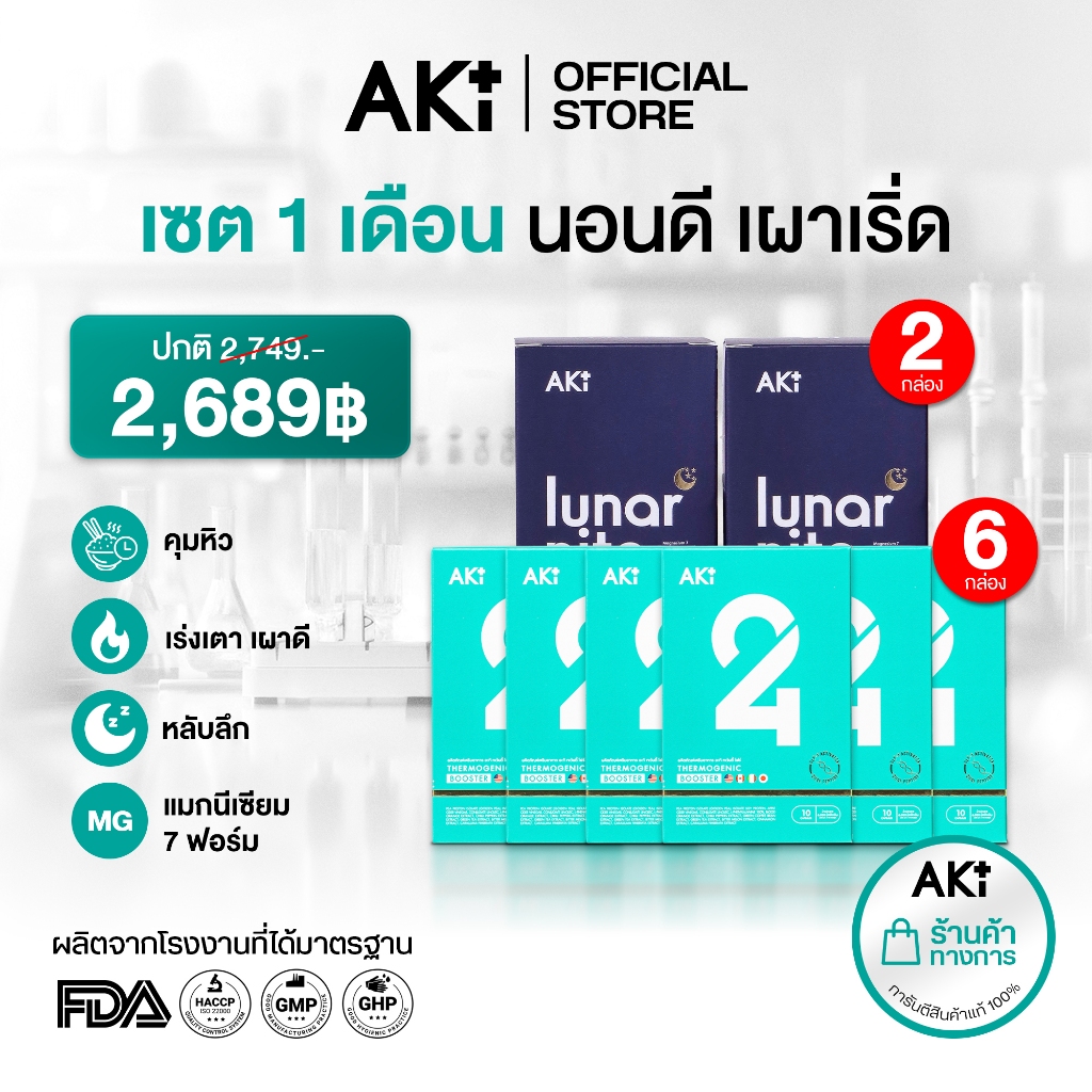 AKI24 & Lunar Nite | เซต 1 เดือน นอนดี เผาเริ่ด
