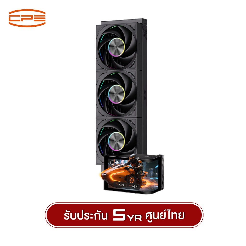 ชุดน้ำระบบปิด CPS DV360 ARGB Display 6.67-Inch Curved Liquid Cooler รับประกัน 5 ปี