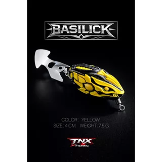 กบยาง TNX BASILICK 4cm 7.5g เหยื่อปลอมระดับพรีเมียม Premium Frog Lure ตกปลาช่อน ชะโด ตีสวะ First Edition