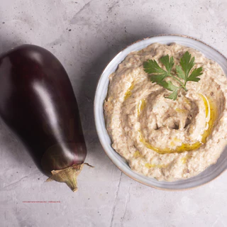 Durra Eggplant Dip Mutabal 370g (Ready to Eat) ดูร่า มูตาบัล เอ้กแพลนท์ ดิป ดิปมะเขือยาวย่างบดละเอียด ผสมซอสงา ปรุงรส