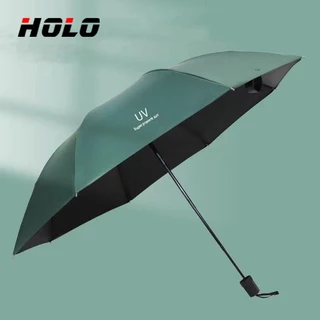【ซื้อ 1 แถม 1】8 ก้านร่ม ร่มพับ ร่ม UV เหมาะสำหรับ วันที่ฝนตก วันที่แดดจ้า ร่มสำหรับสองท่าน ด้วย ก้านร่มเสริมแรง