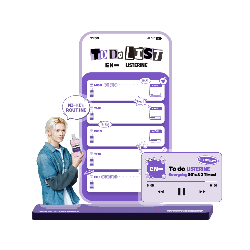 [Gift] Listerine Enhypen Acrylic Stand (Random member)