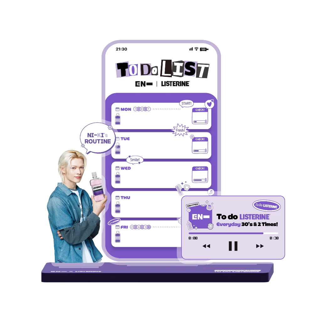 [Gift] Listerine Enhypen Acrylic Stand (Random member)
