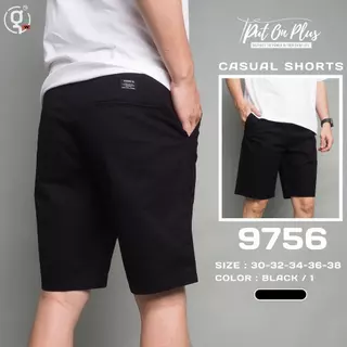 ⚡GW⚡9756 กางเกงขาสั้น ผู้ชาย เอวขอบ ผ้ายืด คอตต้อน สีพื้น ยาว19-20 นิ้ว ไซส์ 30-38 Goodwin Brand
