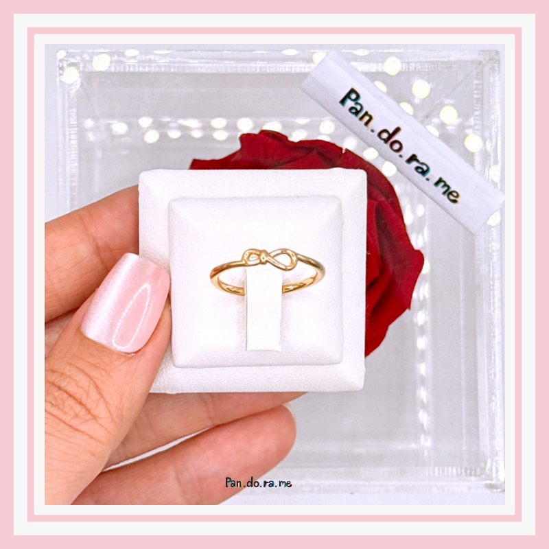 [พร้อมส่ง สินค้าแท้ 💯]  แหวนแพน  รุ่น Infinity Knot Ring (14k)