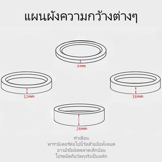 เทปกาวสองหน้า 9/12/18/24 มม. ติดแน่น ใสไม่ขาว เหมาะสำหรับงานติดเอกสาร งานฝีมือ ออฟฟิศ