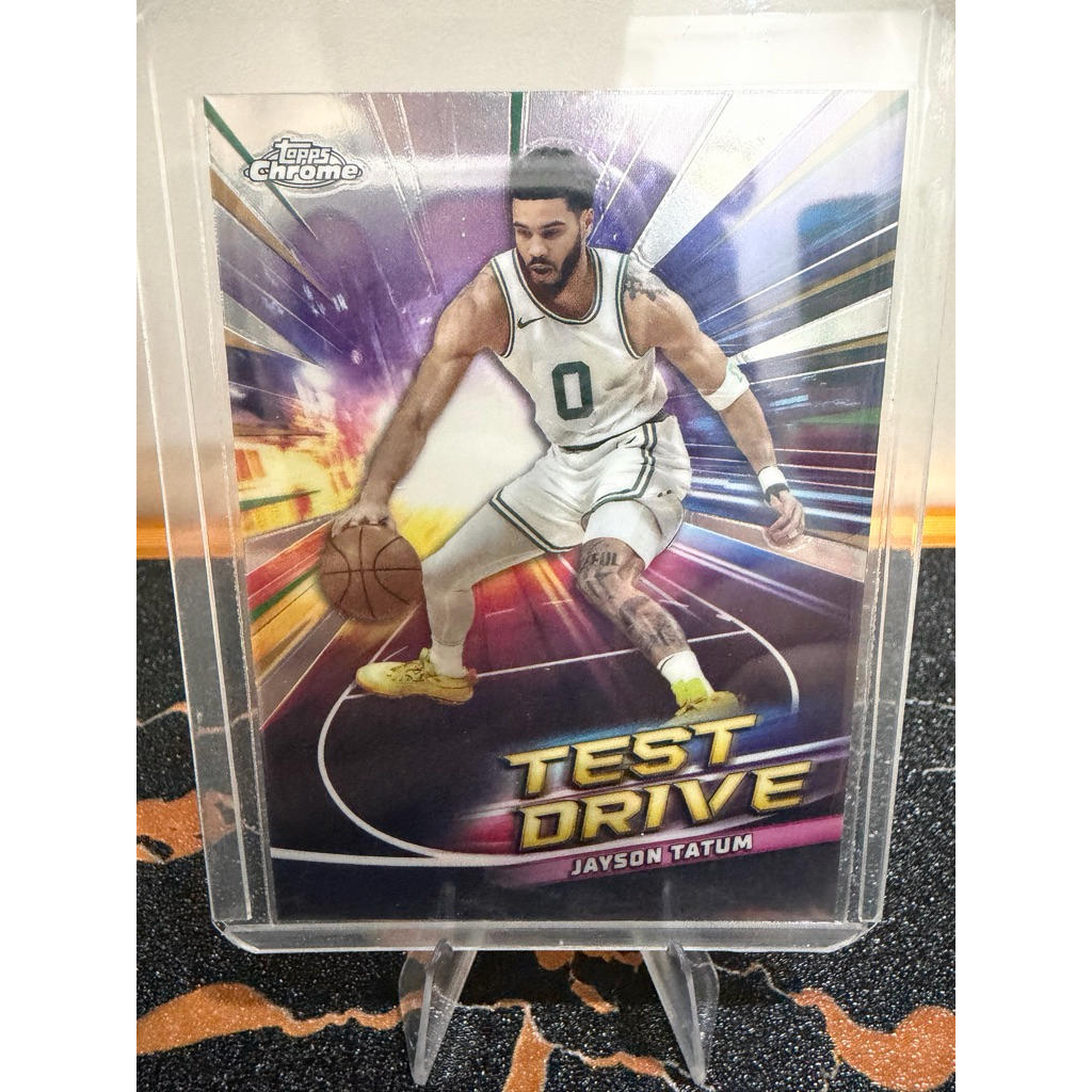 🏎️💨 [🔥 SUPERSTAR INSERT! 🔥] Topps Chrome "TEST DRIVE" – JAYSON TATUM