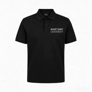 เสื้อโปโลผ้าฝ้าย 100% สำหรับ unisex ลายมหาวิทยาลัยเกษตรศาสตร์ KU ดีไซน์เก๋ แขนสั้น พร้อมส่ง