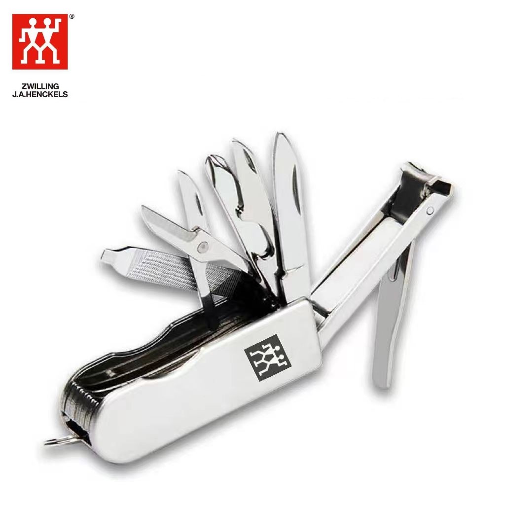 Zwilling Multifunctional Nail Clipper Foldable Portable Hanging Keychain Single Men's Nail Outdoor N