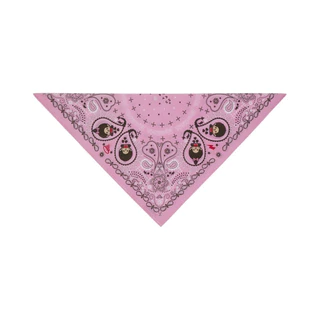 (DROP 3) PAISLEY BANDANA SCARF - PINK