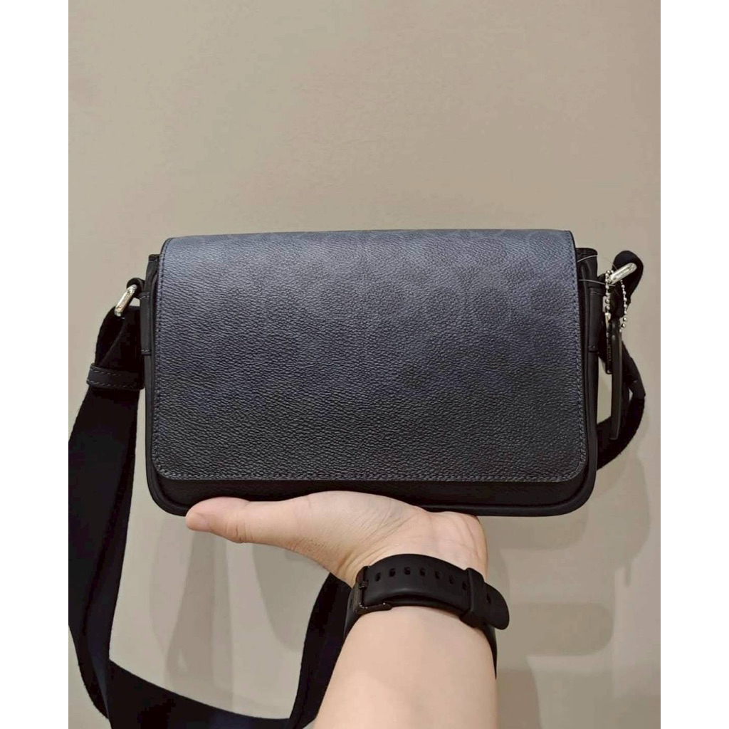 🧡ร้านโค้ดคุ้ม🧡Jack Small Flap Crossbody Bag In Ombre Signature Canvas CDZ98