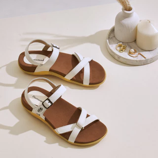 Dortmuend "Smart Mom Series" Jane JF110 002-000 White รองเท้าส้นเตี้ยเพื่อสุขภาพ รองช้ำ รองเท้าคนท้อง