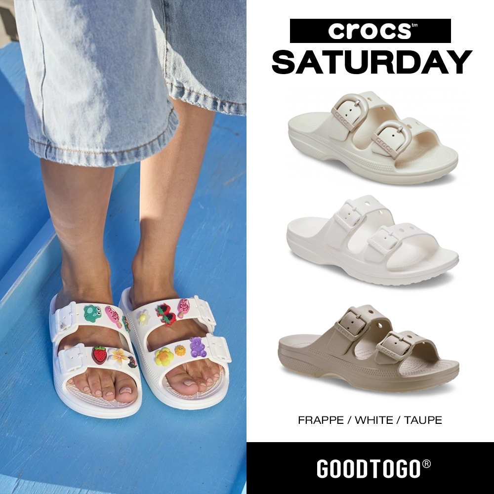 Crocs รองเท้าแตะ Saturday Sandal รุ่น 213586-100 / 213586-214 / 212867-2MC