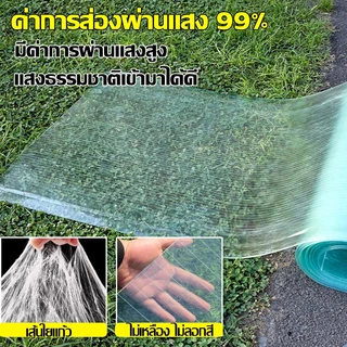 🔥โปร่งแสงสูง 99%🔥แผ่นหลังคาใส แผ่นใส-หลังคา หนา2mm แข็งแรง ใช้ทำโรงเรือนปลูกพืช ที่จอดรถ ระเบียง กันสาดร้านค้า