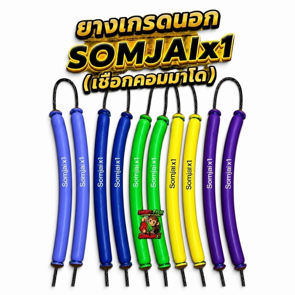 ยาง somjaix1 (เชือกคอมมาโด)