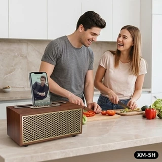 XM-5H ลำโพงบลูทูธ ทรงกระทัดรัด ดีไซน์หรูหรา Wireless speaker 5W