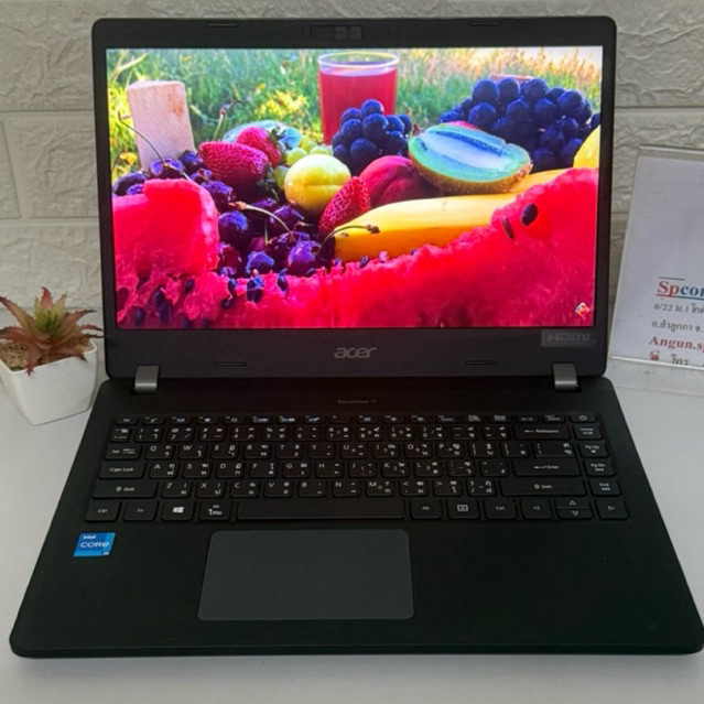 ACER TravelMate P214 Core i5 1135G7 2.40GHZ M2:512จุกๆไปเลยแถมฟรีเม้าACERไล้สายของแท้ เจนใหม่เครื่อง