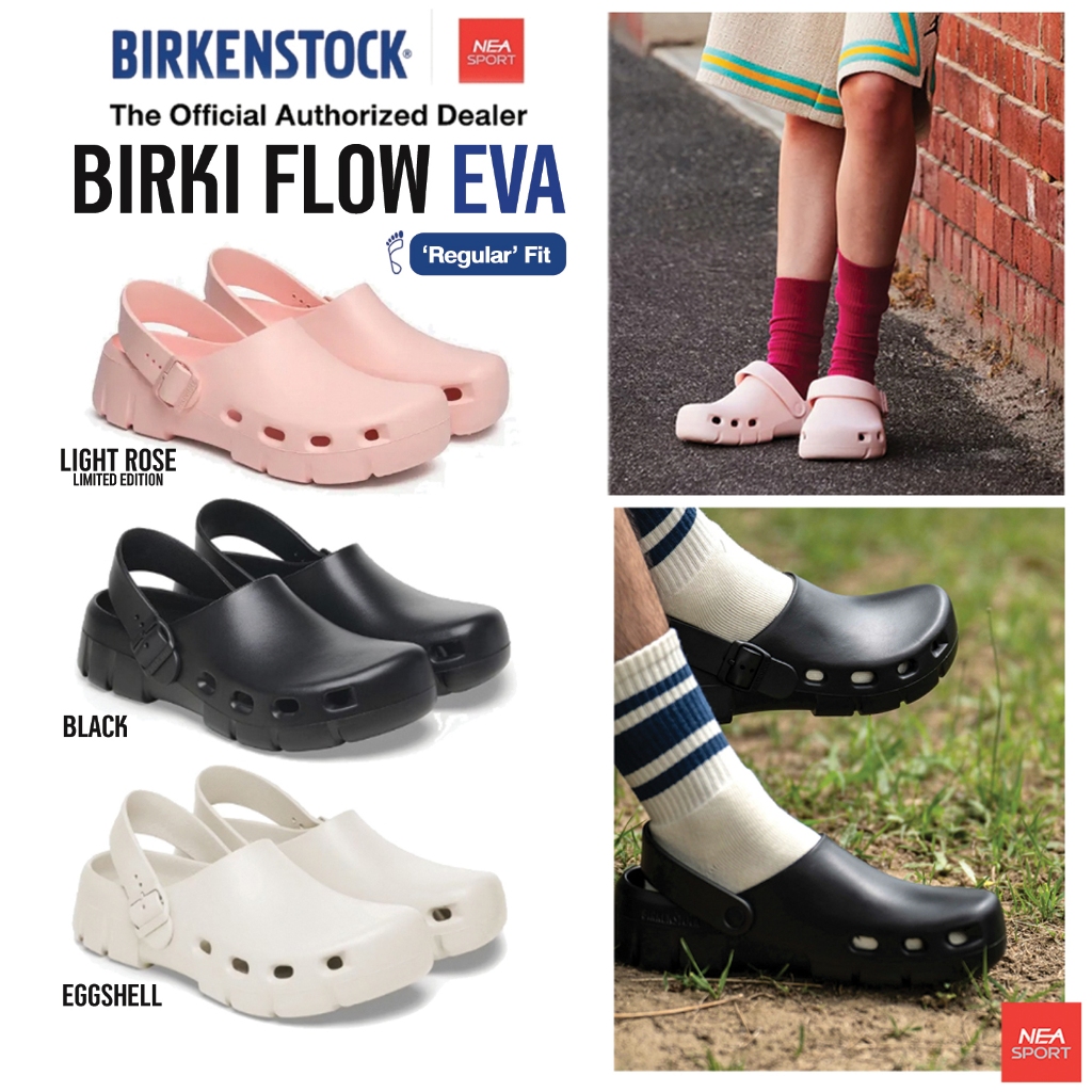 [รองเท้า Clog ยี่ห้อ Birken] BIRKENSTOCK Birki Flow EVA รองเท้าแตะ รุ่นเด็ด ทรงมาแรง ได้ทั้งชายหญิง