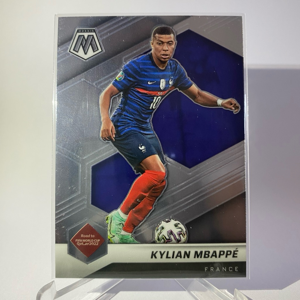 การ์ดนักฟุตบอล KYLIAN MBAPPE, FRANCE, PANINI MOSAIC 2021