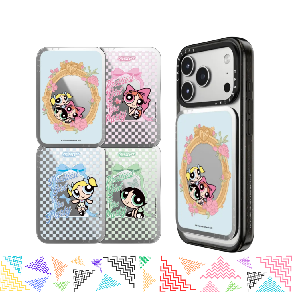 อุปกรณ์ CASETiFY | The Powerpuff Girls Snappy Cardholder Stand [Powerpuff Girls] แท้ พร้อมส่ง
