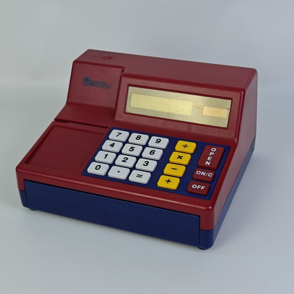 Learning Resources Pretend & Play Calculator Cash Registerแคชเชียร์ของเล่น แคชเชียร์ LR มือสอง