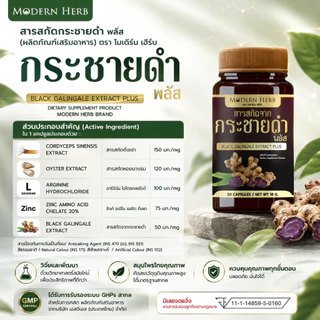 Modern Herb Black Galingale Extract Plus สารสกัดกระชายดำ