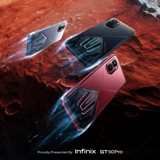 Infinix GT 50 Pro 256+12GB(ผสานRAMสูงสุด24GB) พร้อมระบบระบายความร้อน I 144FPS บนเกม Esports I GT Trigger