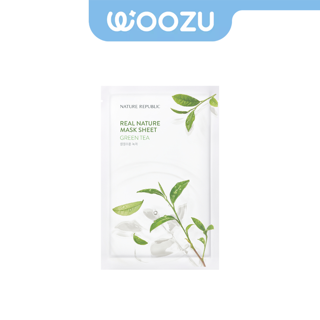 NATURE REPUBLIC Real Nature Green Tea Mask Sheet (23ml*1ea)
