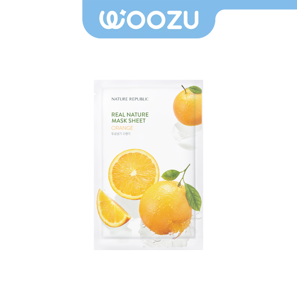 NATURE REPUBLIC Real Nature Orange Mask Sheet (23ml*1ea)