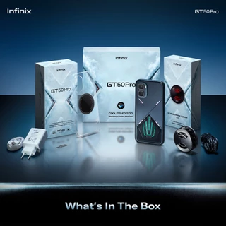 Infinix GT 50 Pro 256+12GB(ผสานRAMสูงสุด24GB) พร้อมระบบระบายความร้อน I 144FPS บนเกม Esports I GT Trigger