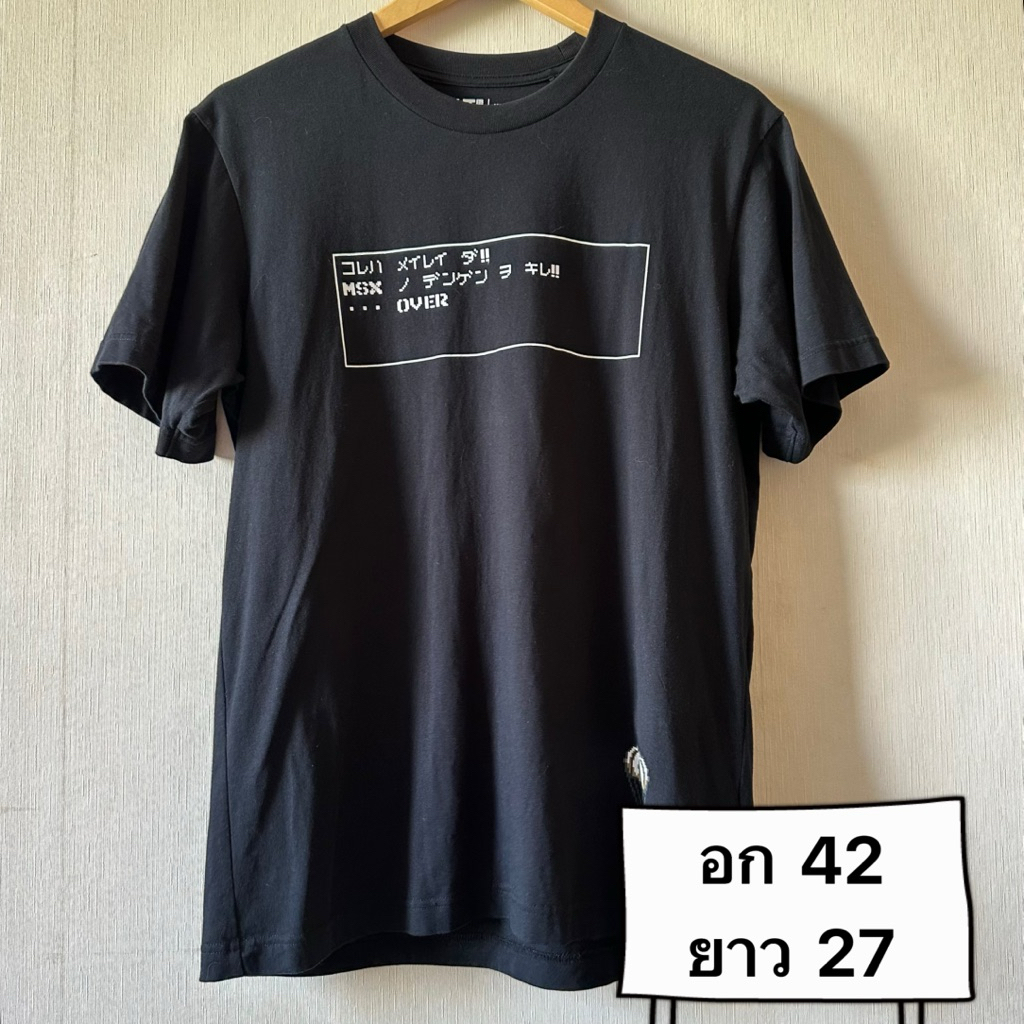 เสื้อยืดแขนสั้น เสื้ิอยืด UT Archive แบรนด์ Uniqlo UT Metal Gear Solid มือสอง (E0002)