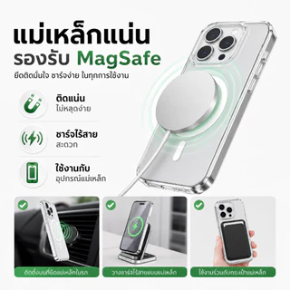 Sorf เคสไอโฟนใส MagSafe แม่เหล็ก กันกระแทก กันตก TPU+PC กันกล้อง พร้อมส่งไทย iPhone 17 16 15 14 13 12 11 Pro Max Plus