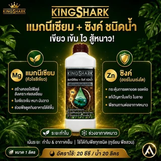 KING SHARK (คิงชาร์ก) แมกนีเซียม+ซิงค์ ชนิดน้ำ
