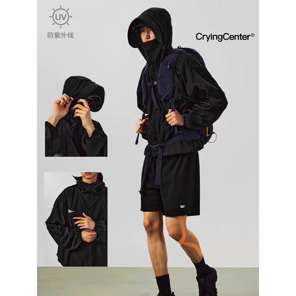 CryingCenter เสื้อแจ็คเก็ตแขนยาวกันแดด Sun Protection Hoodie Jacket (UPF50+)