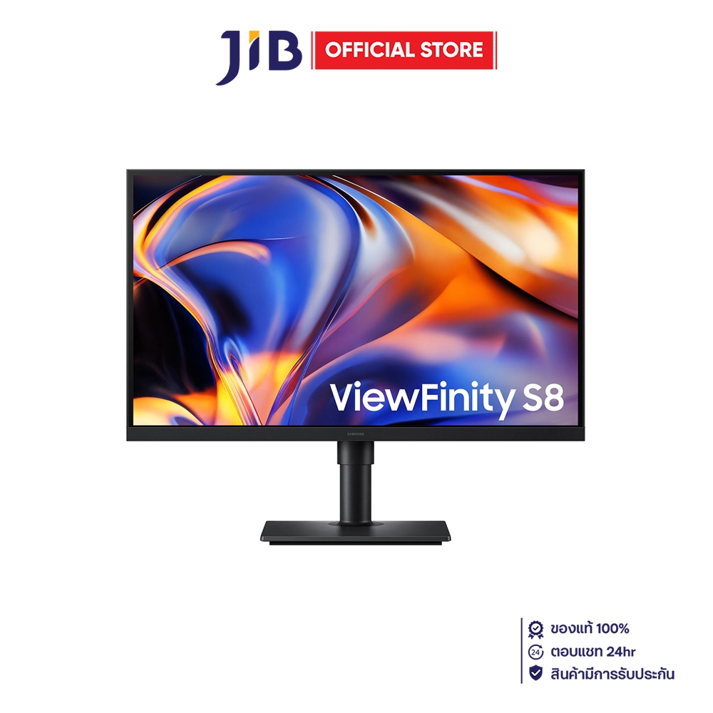 Monitor (จอมอนิเตอร์) Samsung ViewFinity S8 S80HF LS27H802EFAXXT - 27 Inch IPS 5K 60Hz USB-C