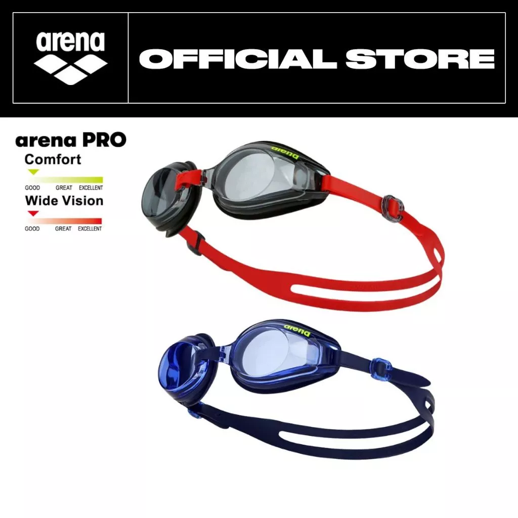ARENA | PRO Fitness Goggle | แว่นตาว่ายน้ำสำหรับฟิตเนส ออกกำลังกายและซ้อมว่ายน้ำทั่วไป | AASVF46