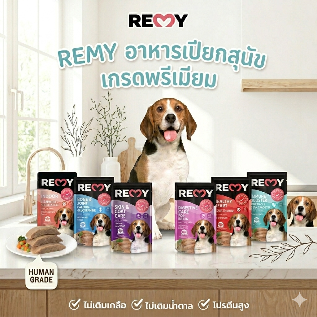 REMY เรมี่ อาหารเปียกสุนัข 110กรัม