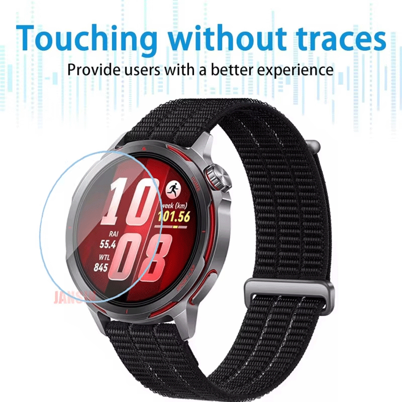 กระจกนิรภัยป้องกันหน้าจอสำหรับ Huawei Watch GT Runner 2 รูปที่ 4