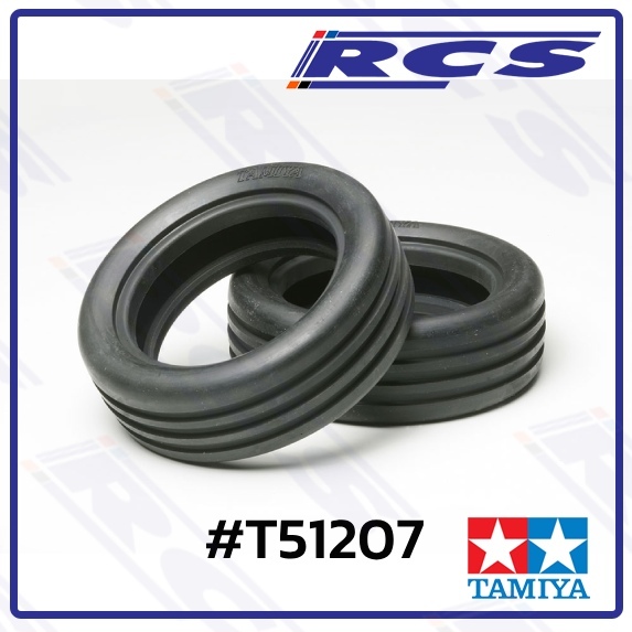 TAMIYA 51207 2WD OFF-ROAD WIDE GROOVED FRONT TIRES (60/19)